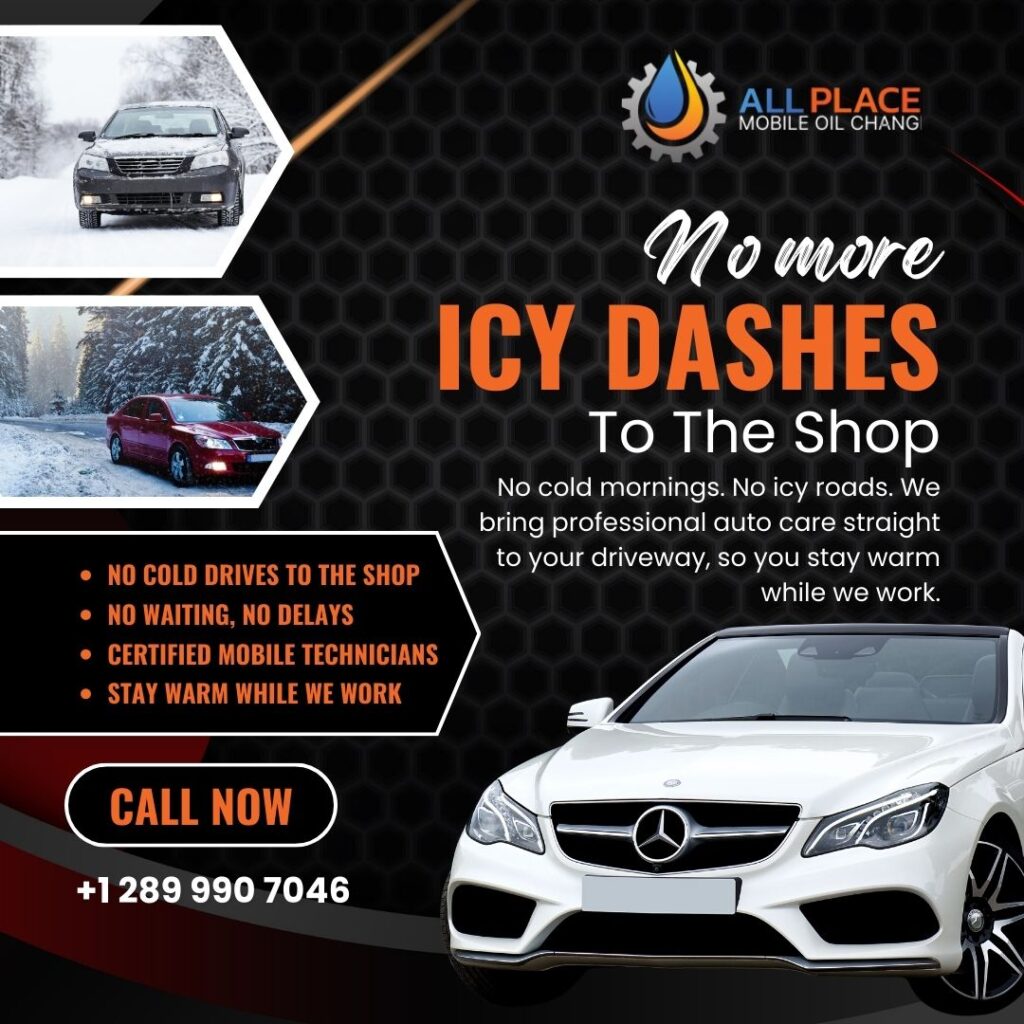 No More Icy Dashes to the Shop: Mobile Oil Change at Your Driveway in Niagara